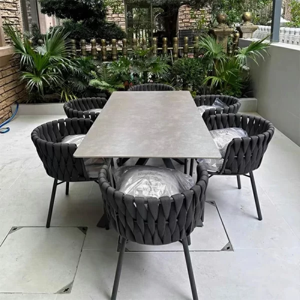 outdoor waterproof and sunscreen rattan furniture (1)