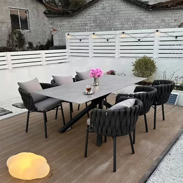 outdoor waterproof and sunscreen rattan furniture (12)