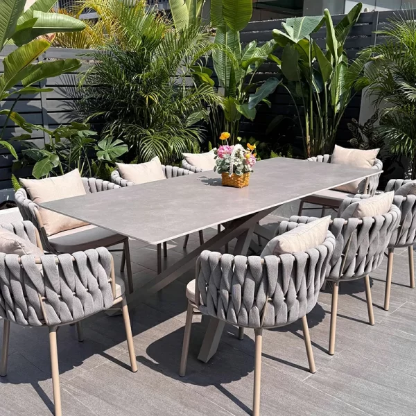 outdoor waterproof and sunscreen rattan furniture (6)