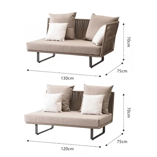 outdoor waterproof wicker woven wicker chair sets (1)