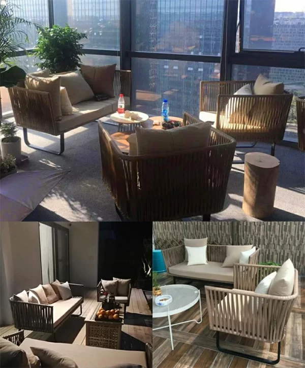 outdoor waterproof wicker woven wicker chair sets (12)