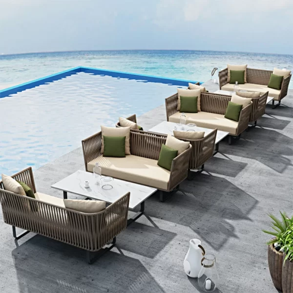 outdoor waterproof wicker woven wicker chair sets (3)