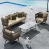 outdoor waterproof wicker woven wicker chair sets (6)