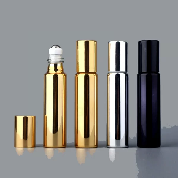 10ml essential oil bottle UV electroplating ball bottle (4)