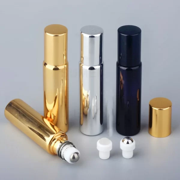 10ml essential oil bottle UV electroplating ball bottle (6)