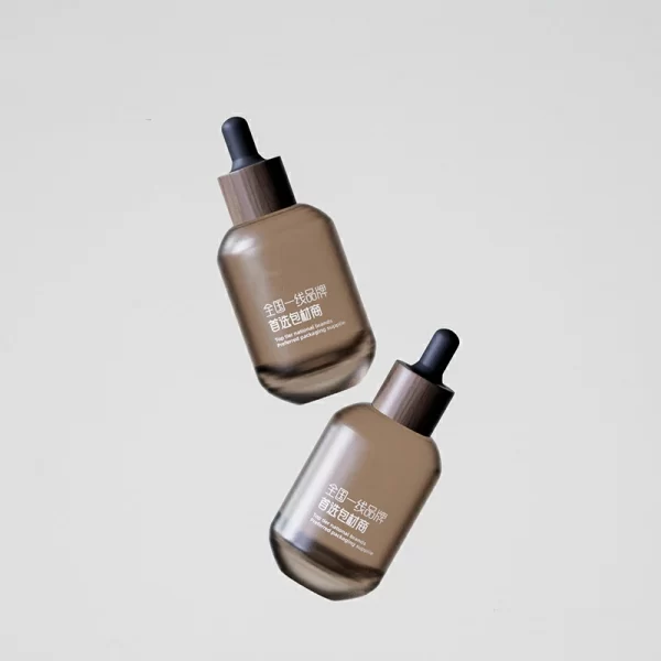 15ml 30ml 50ml oval dropper bottle for camellia oil packaging (7)