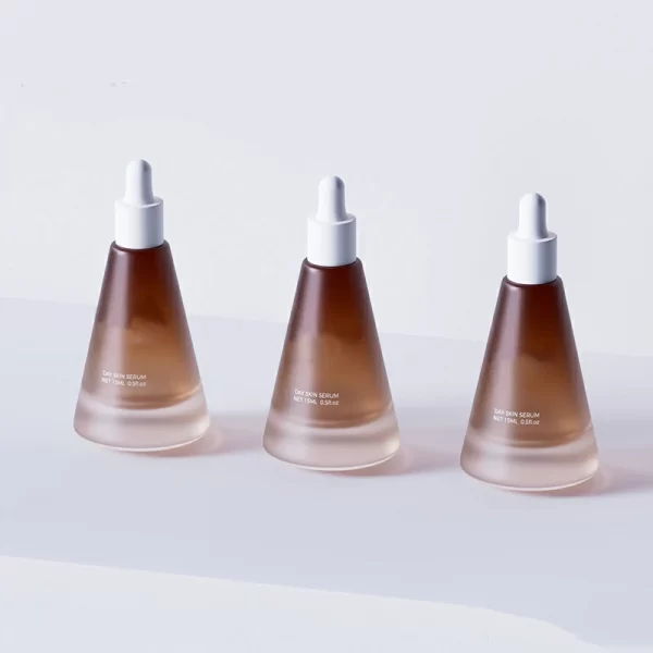 20ml frosted tea cone bottle thick bottom spray bottle (16)