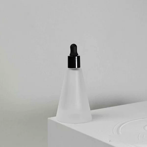 20ml frosted tea cone bottle thick bottom spray bottle (2)