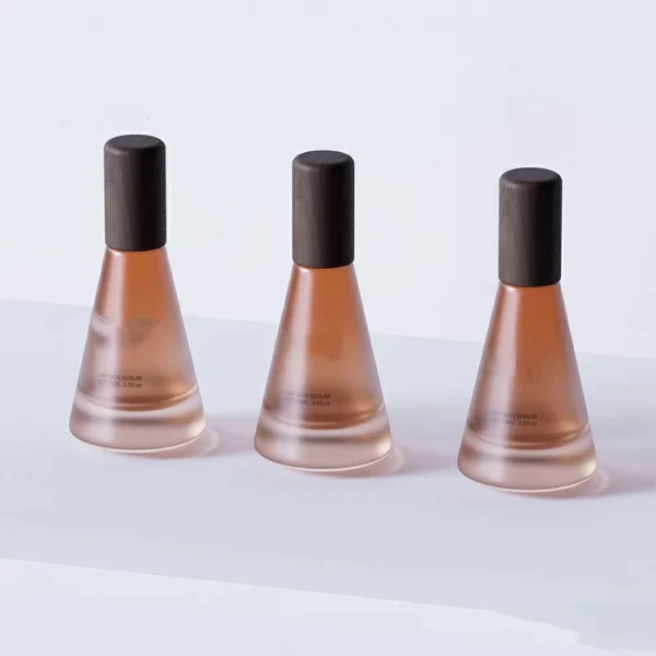 20ml frosted tea cone bottle thick bottom spray bottle (8)