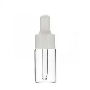 3ml 5ml 10ml transparent screw mouth penicillin bottle dropper bottle sample essential oil bottle cosmetic glass bottle