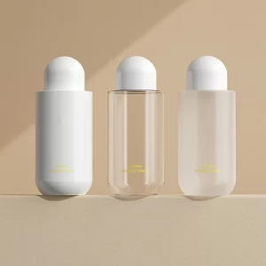 Cosmetic PET bottle transparentfrosted (1)
