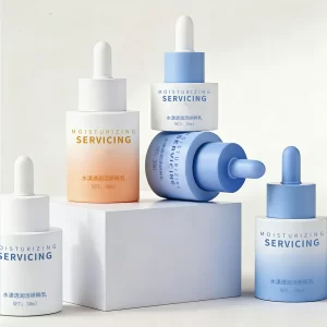 Cosmetic glass bottle thick bottom 30ml original solution dropper bottle 20ml/15ml essence solution sub bottle packaging material