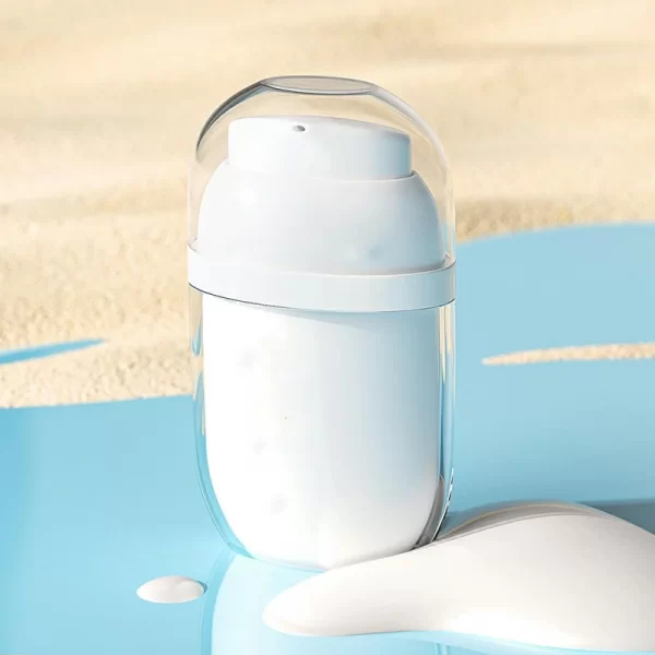 Cosmetic packaging wholesale 30ml sunscreen pump bottle (3)