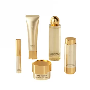 Cosmetic set bottle customized rotary vacuum lotion bottle sample eye cream bottle hose makeup water screw cap bottle