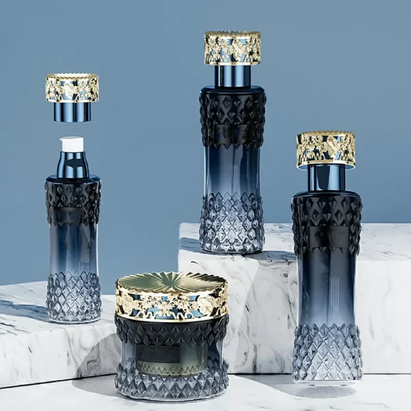 Cosmetic set bottle, palace style small waist lotion bottle (1)