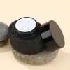 Custom 50g ice cream craft cream bottle Black glass set bottle (1)