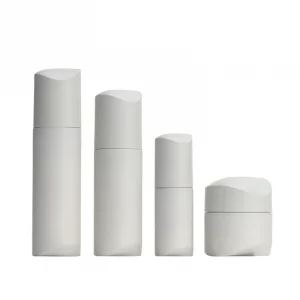 Custom cosmetic set bottle Plastic PETG pump head Press 30-100ml lotion bottle 50g cream bottle