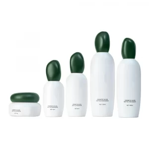 Custom cosmetics glass set bottle 30/50g cream bottle 100-120ml essence lotion press bottle