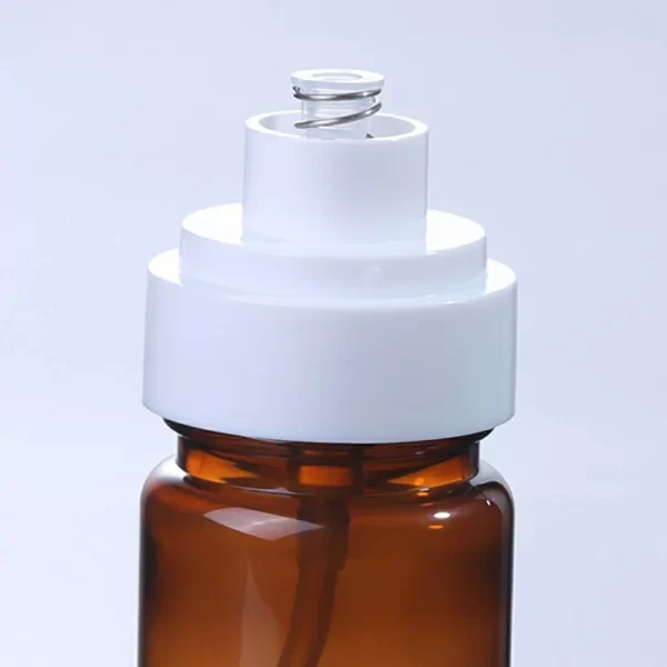 Customized 50G tawny plastic cream bottle (1)