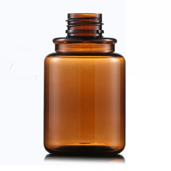 Customized 50G tawny plastic cream bottle (9)