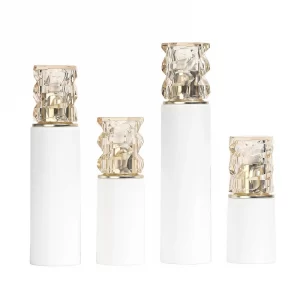 Customized PP set bottle 30-50ml white sorting bottle 100ml gold outer cover vacuum bottle 120ml pressure pump bottle