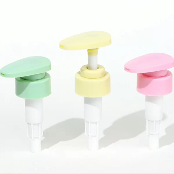 Customized color 300ml pink round shoulder PET shampoo bottle (9)