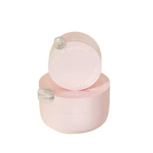 Customized cosmetic cream bottle with spoon 50g face cream bottle Premium 100-150g wide mouth makeup remover can packaging materials