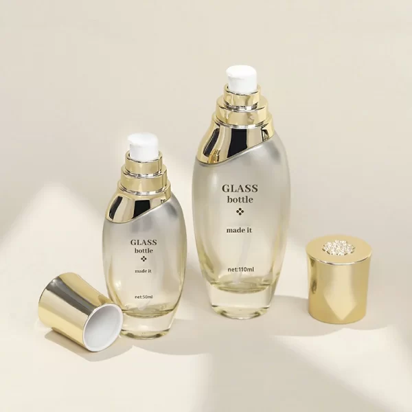 Customized glass bottles gradient series glass set bottle (1)