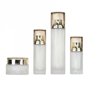 Customized ice craft glass set bottle 50g cream bottle 30-50ml essence liquid bottle 100 lotion bottle