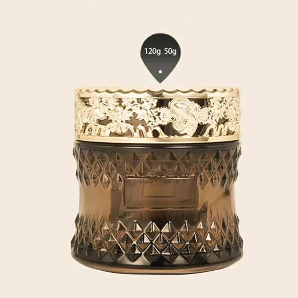 Glass bottle transparent face cream cream bottle thick bottom (2)