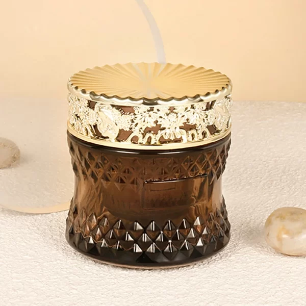 Glass bottle transparent face cream cream bottle thick bottom (3)