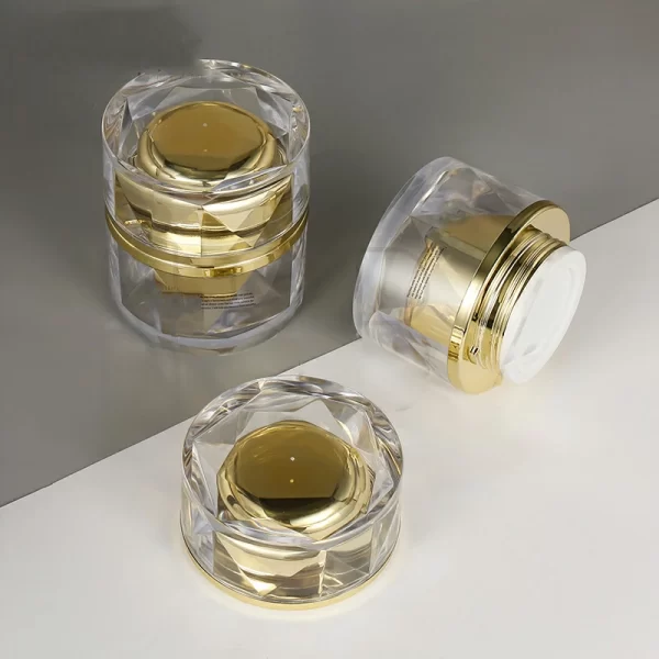 High grade acrylic cream bottle 50g double-layer diamond bottle (11)
