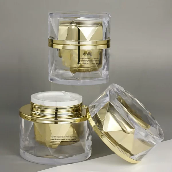 High grade acrylic cream bottle 50g double-layer diamond bottle (3)