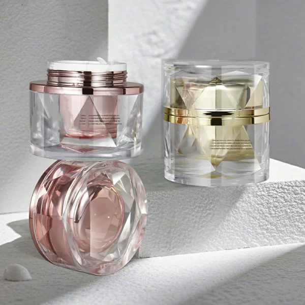 High grade acrylic cream bottle 50g double-layer diamond bottle (4)