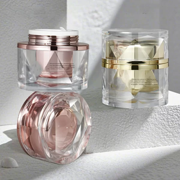 High grade acrylic cream bottle 50g double-layer diamond bottle (6)