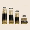 High grade diamond thick bottom skin care product set glass separate bottle (3)