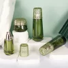 High grade diamond thick bottom skin care product set glass separate bottle (4)