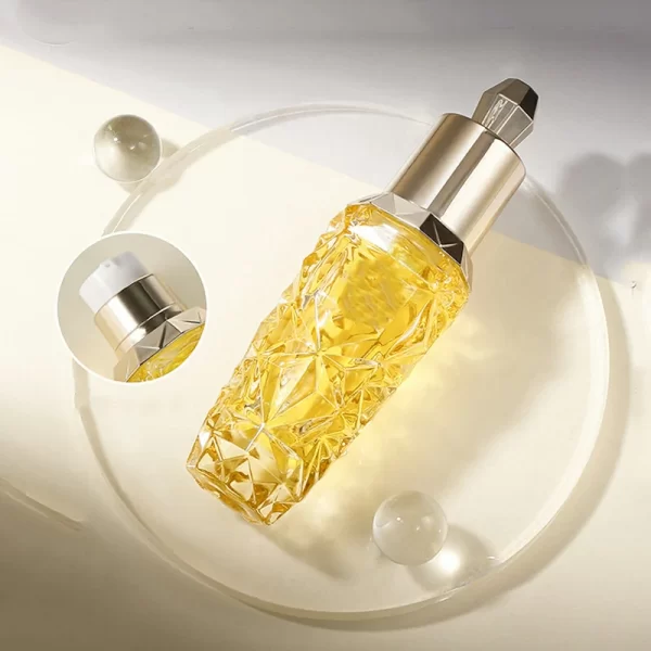 High grade thick bottom diamond glass bottle (1)