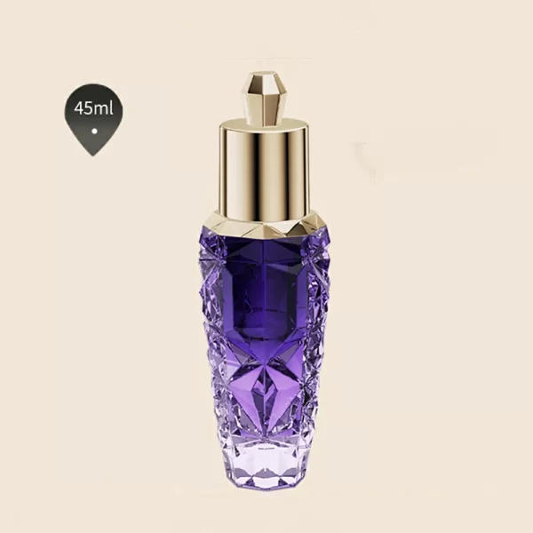 High grade thick bottom diamond glass bottle (10)