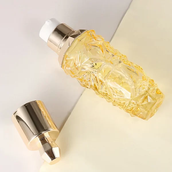 High grade thick bottom diamond glass bottle (3)