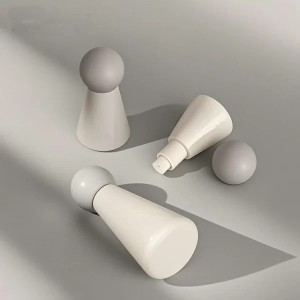 New Customized cosmetics glass bottle 30-120ml essence hydraulic pump bottle (4)