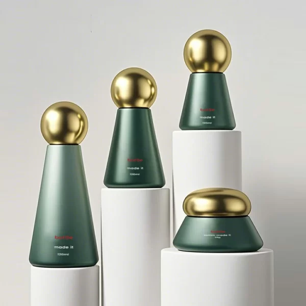 New Customized cosmetics glass bottle 30-120ml essence hydraulic pump bottle (8)