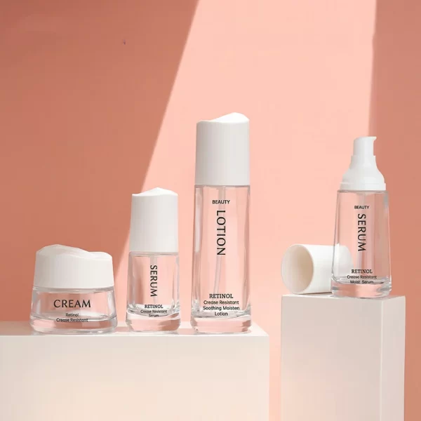 New cosmetics glass set bottle (8)