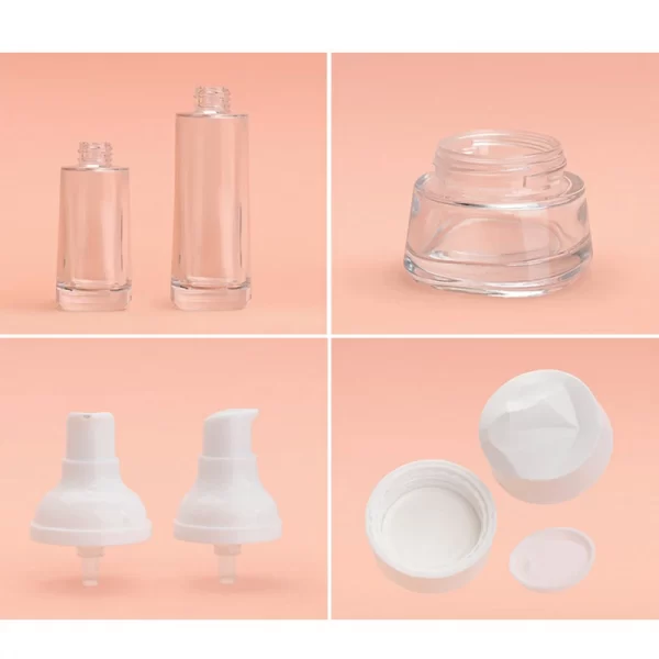New cosmetics glass set bottle (9)