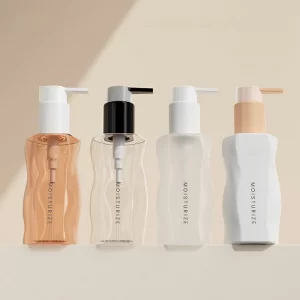 New plastic PET pressure pump bottle 100ml-150ml lotion dispensing bottle 200-250ml body milk bottle