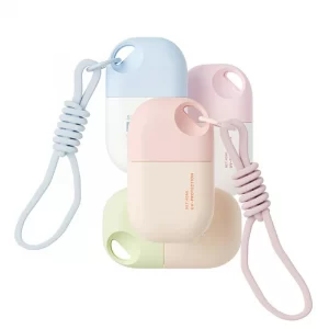 New portable lanyard sunscreen bottle 40ml squeeze hand protector isolating cream bottle liquid foundation PE hose empty bottle