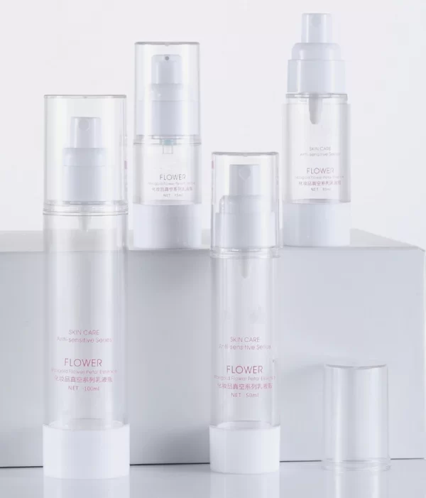 Packaging Customized vacuum bottle Transparent AS lotion bottle (6)