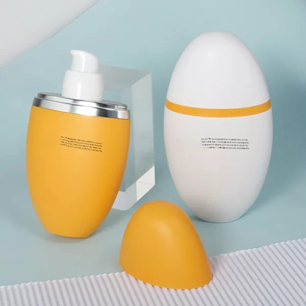 Skin care product sunscreen lotion bottle 50ml plastic press bottle (1)