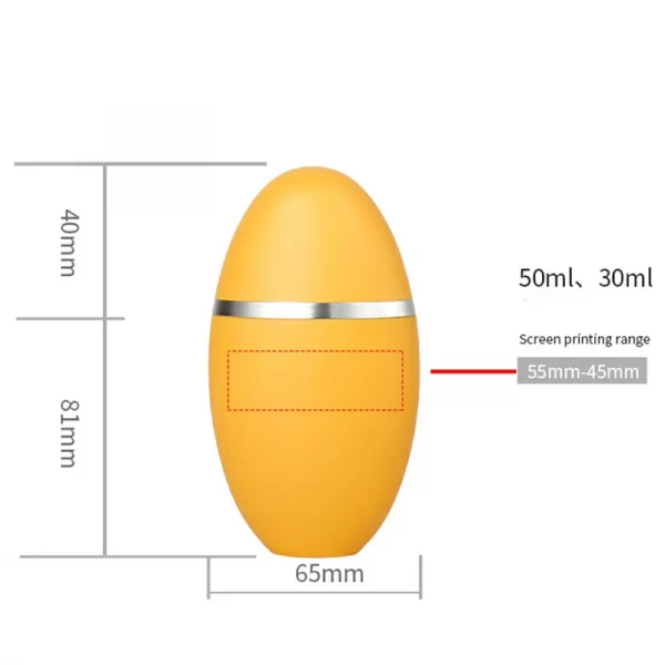 Skin care product sunscreen lotion bottle 50ml plastic press bottle (5)