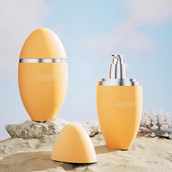 Skin care product sunscreen lotion bottle 50ml plastic press bottle (9)